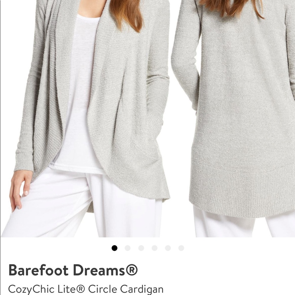 Barefoot Dreams CozyChic Lite Circle Cardigan Tan M
